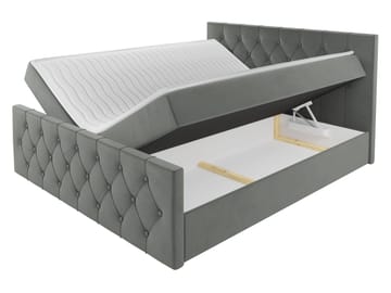 Oppbevaringsseng 167x216 cm - Rød - Møbler - Senger - Komplett sengepakke