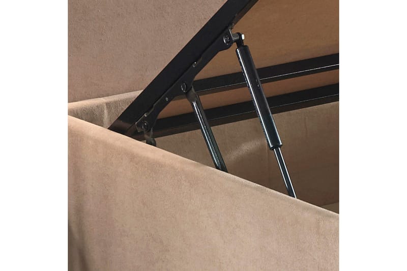 Reghum Kontinentalseng 120x200 cm - Lysebrun - Møbler - Senger - Komplett sengepakke