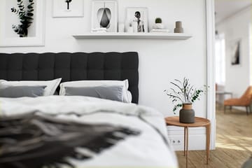 Royal Seng med Oppbevaring 180x200 - Svart - Møbler - Senger - Komplett sengepakke