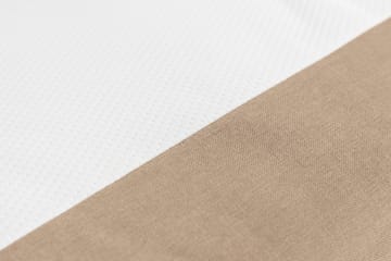 Scarlett Sengepakke 140x200 Skummadrass - Knappet gavl Beige - Møbler - Senger - Komplett sengepakke