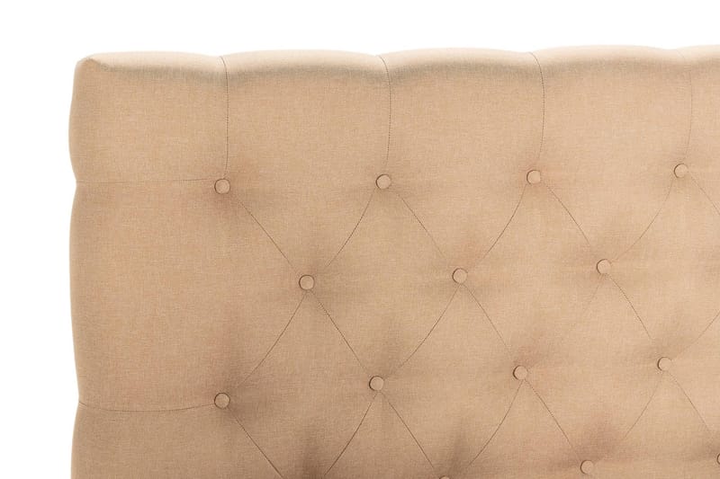 Scarlett Sengepakke 150x200 Skummadrass - Dypheftet gavl Beige - Møbler - Senger - Komplett sengepakke