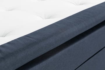 Scarlett Sengepakke 150x200 Skummadrass - Dypheftet gavl Blå - Møbler - Senger - Komplett sengepakke