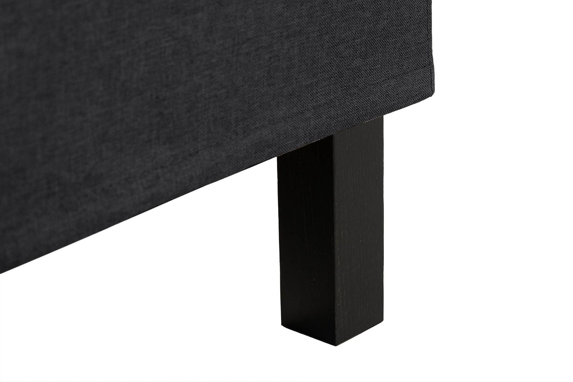 Scarlett Sengepakke 150x200 Skummadrass - Dypheftet gavl Svart - Møbler - Senger - Komplett sengepakke