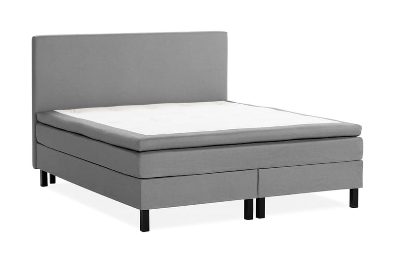 Scarlett Sengepakke 150x200 Skummadrass - Glatt gavl Grå - Møbler - Senger - Komplett sengepakke