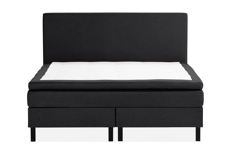 Scarlett Sengepakke 150x200 Skummadrass - Glatt gavl Svart - Møbler - Senger - Komplett sengepakke