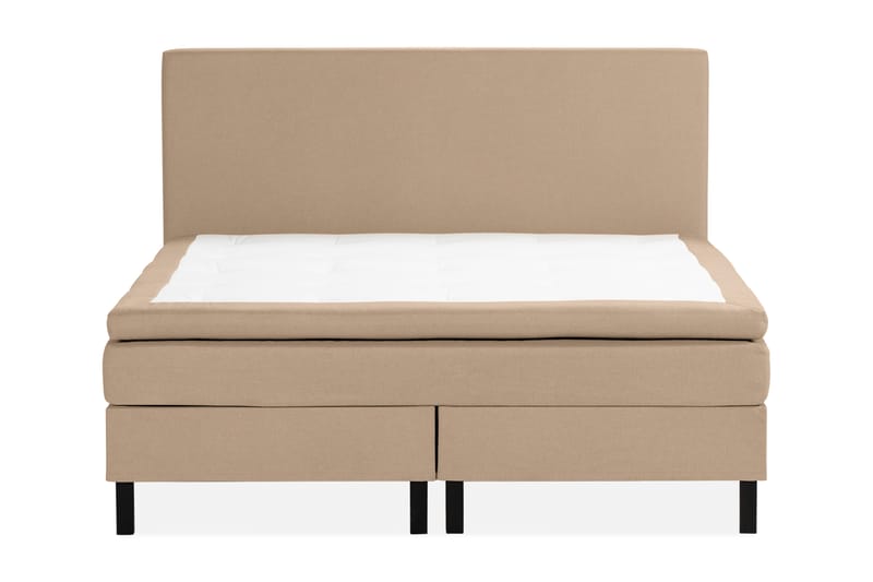Scarlett Sengepakke 180x200 Skummadrass - Glatt gavl Beige - Møbler - Senger - Komplett sengepakke