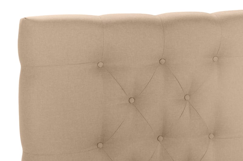 Scarlett Sengepakke 90x200 Skummadrass - Dypheftet gavl Beige - Møbler - Senger - Komplett sengepakke