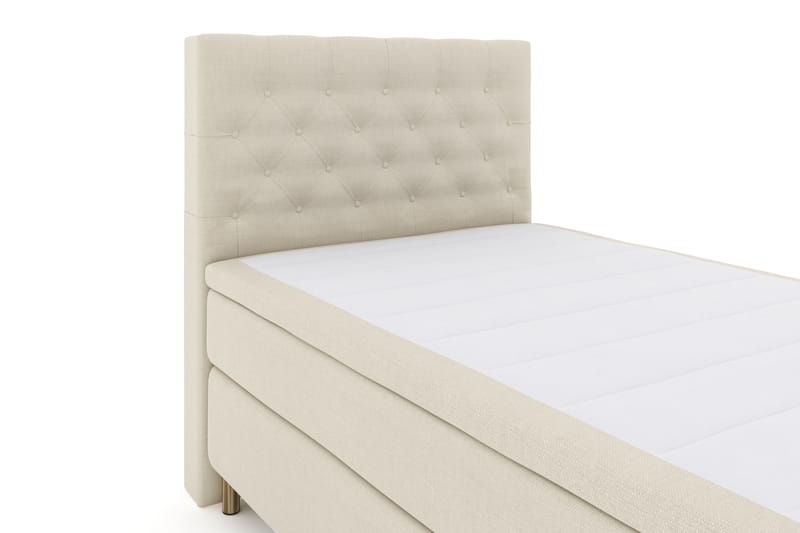 Select No 4 Komplett Sengepakke 120x200 Fast - Beige/Kobberben - Møbler - Senger - Komplett sengepakke