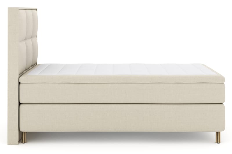 Select No 4 Komplett Sengepakke 120x200 Fast - Beige/Kobberben - Møbler - Senger - Komplett sengepakke