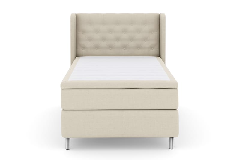 Select No 4 Komplett Sengepakke 120x200 Fast - Beige/Metallben - Møbler - Senger - Komplett sengepakke