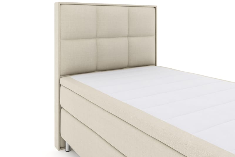 Select No 4 Komplett Sengepakke 120x200 Fast - Beige/Metallben - Møbler - Senger - Komplett sengepakke