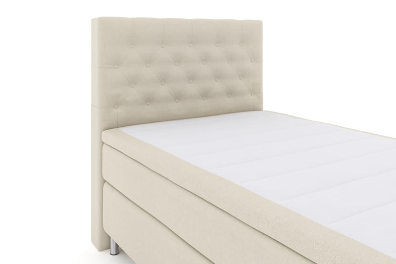 Select No 4 Komplett Sengepakke 120x200 Fast - Beige/Metallben - Komplett sengepakke - Kontinentalsenger