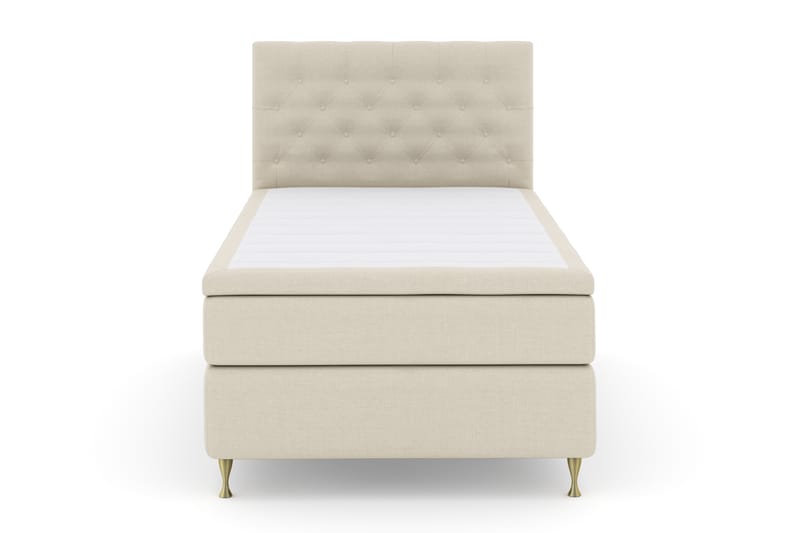 Select No 4 Komplett Sengepakke 120x200 Medium - Beige/Gullben - Møbler - Senger - Komplett sengepakke