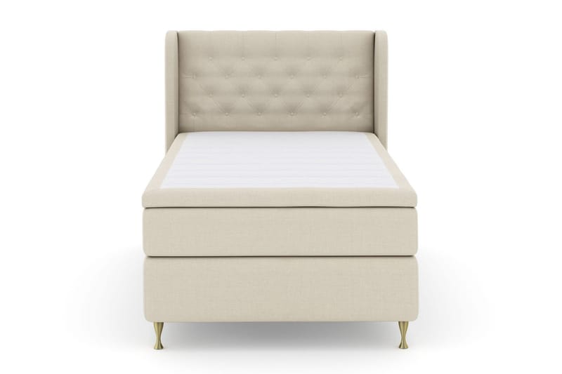 Select No 4 Komplett Sengepakke 120x200 Medium - Beige/Gullben - Møbler - Senger - Kontinentalsenger