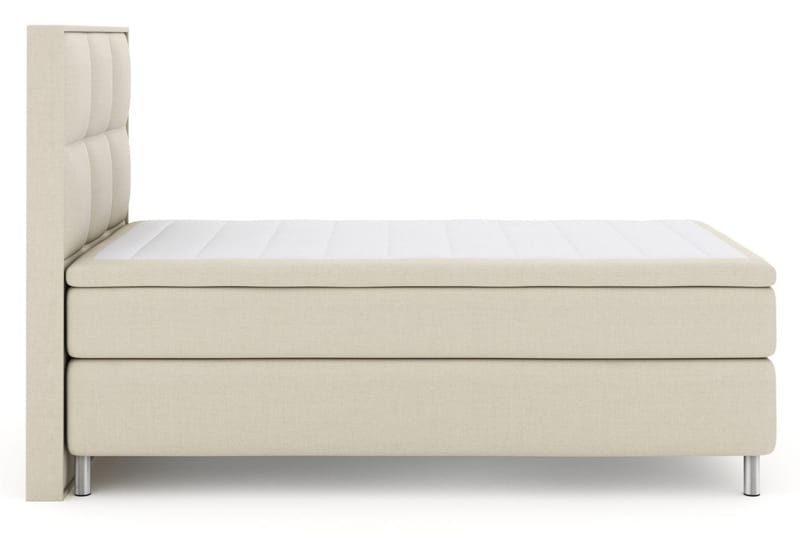 Select No 4 Komplett Sengepakke 120x200 Medium, Beige/Metallben