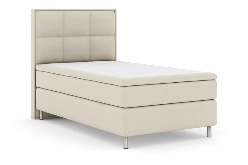 Select No 4 Komplett Sengepakke 120x200 Medium - Beige/Metallben - Møbler - Senger - Kontinentalsenger