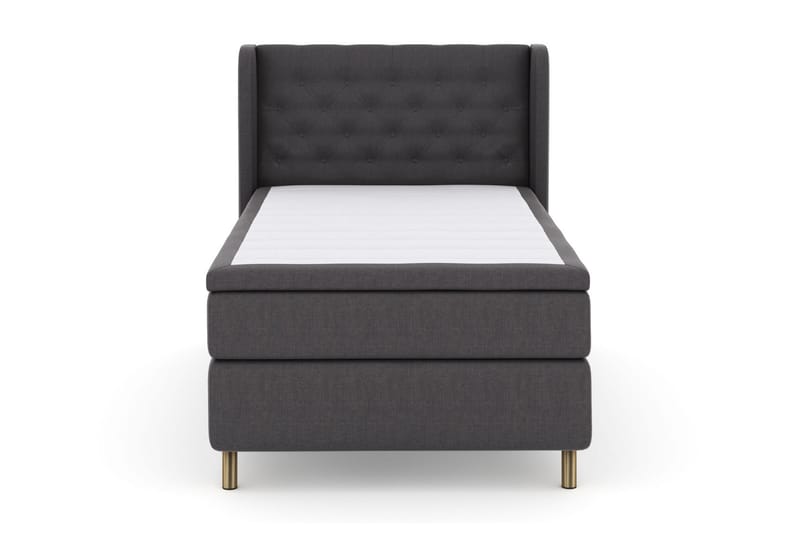 Select No 4 Komplett Sengepakke 120x200 Medium - Mørkegrå/Kobberben - Møbler - Senger - Kontinentalsenger