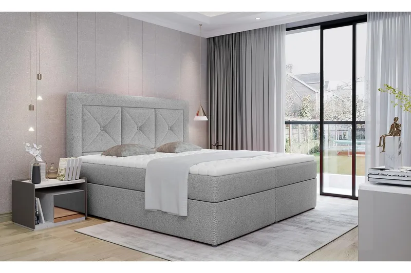 Sidria Sengepakke 160x200 cm, Grå