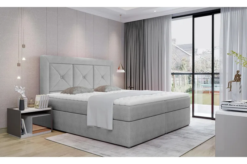 Sidria Sengepakke 160x200 cm, Grå