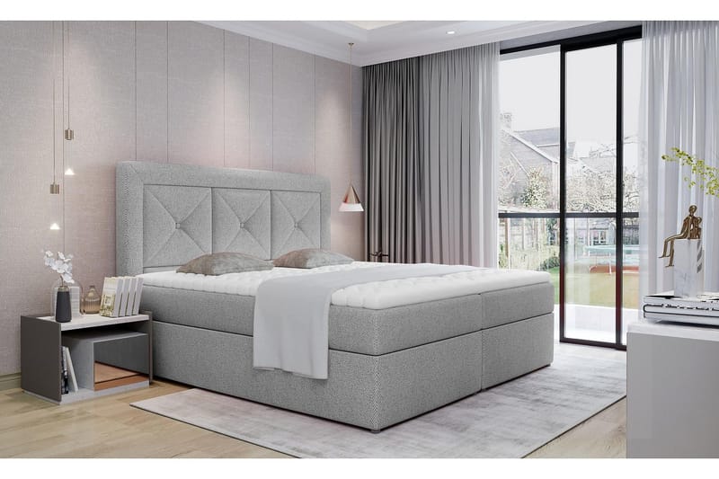 Sidria Sengepakke 180x200 cm, Grå