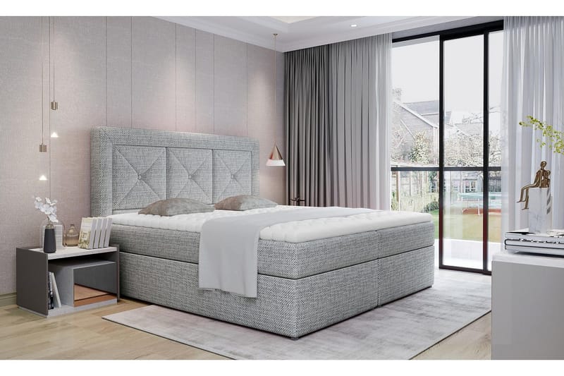 Sidria Sengepakke 180x200 cm, Grå