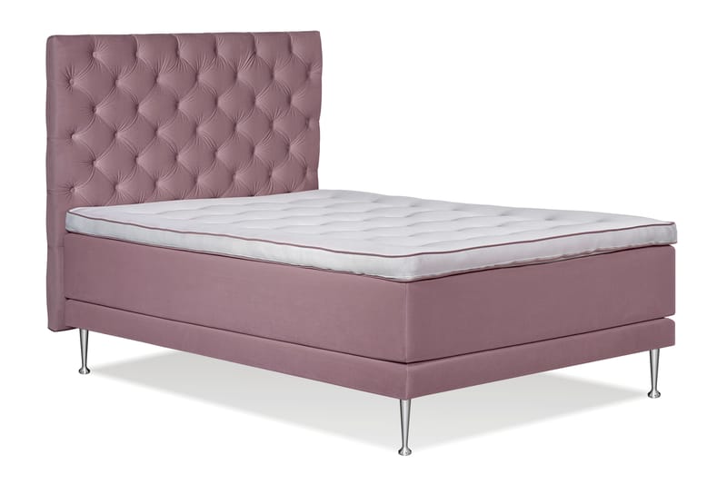 Victoria Komplett Sengepakke 140x200 - Cerise - Møbler - Senger - Kontinentalsenger
