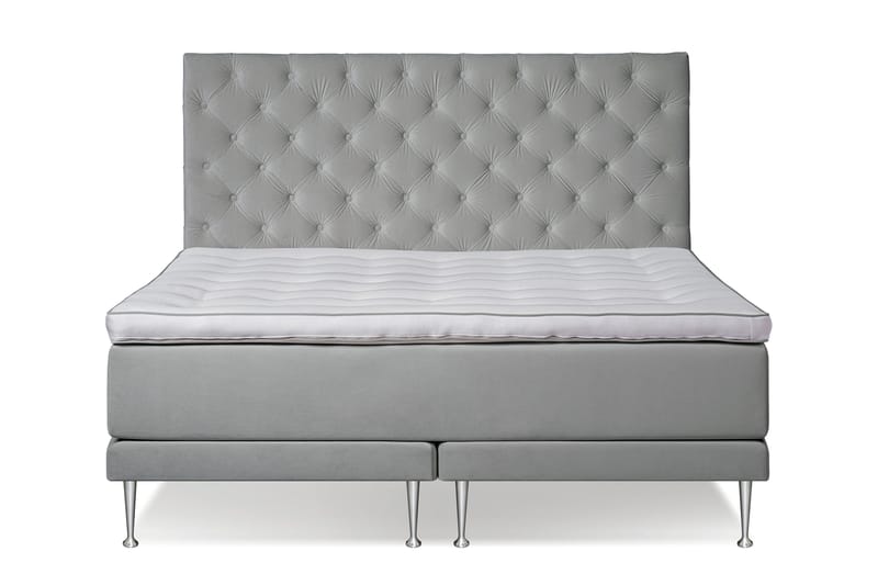 Victoria Komplett Sengepakke 180x200, Lysegrå