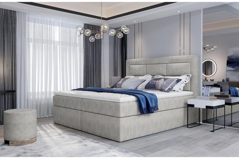 Vivera Sengepakke 160x200 cm - Beige - Møbler - Senger - Komplett sengepakke