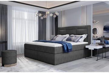 Vivera Sengepakke 160x200 cm - Grå - Møbler - Senger - Komplett sengepakke