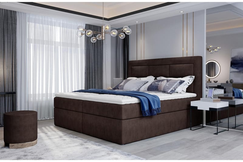 Vivera Sengepakke 180x200 cm - Brun - Komplett sengepakke