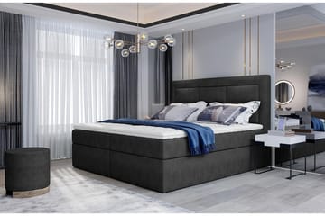 Vivera Sengepakke 180x200 cm - Grå - Møbler - Senger - Komplett sengepakke