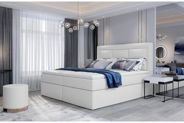 Vivera Sengepakke 180x200 cm - Lær/Hvit - Møbler - Senger - Komplett sengepakke