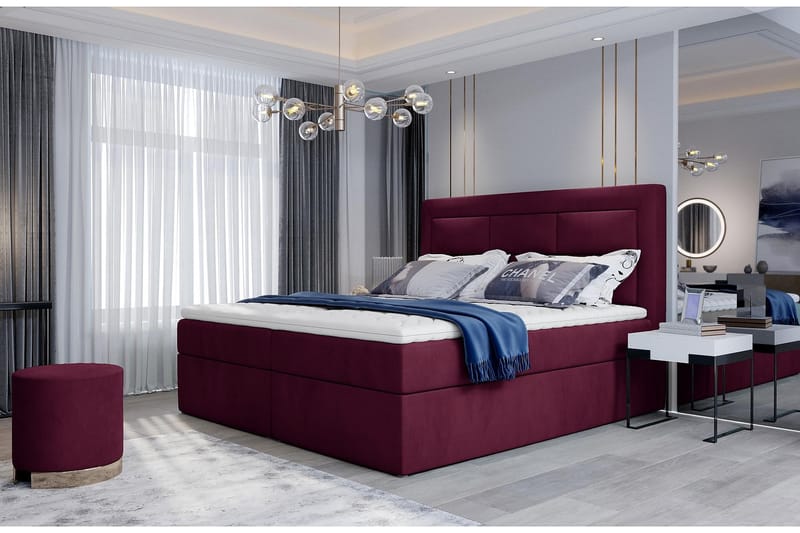 Vivera Sengepakke 180x200 cm - Lilla - Møbler - Senger - Komplett sengepakke