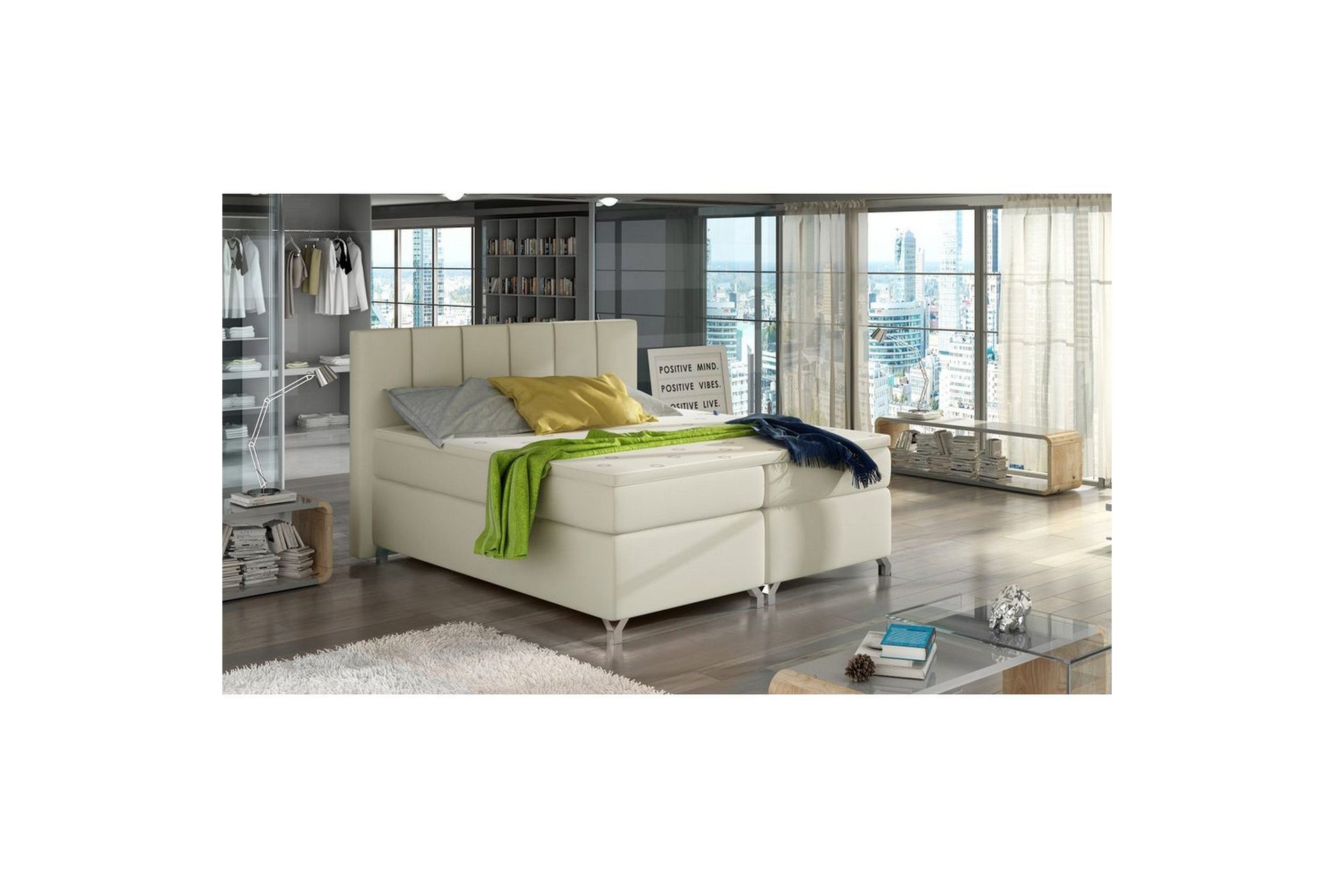 Kontinentalsäng utan ställbar säng Eltap Beige 140x200 21 -