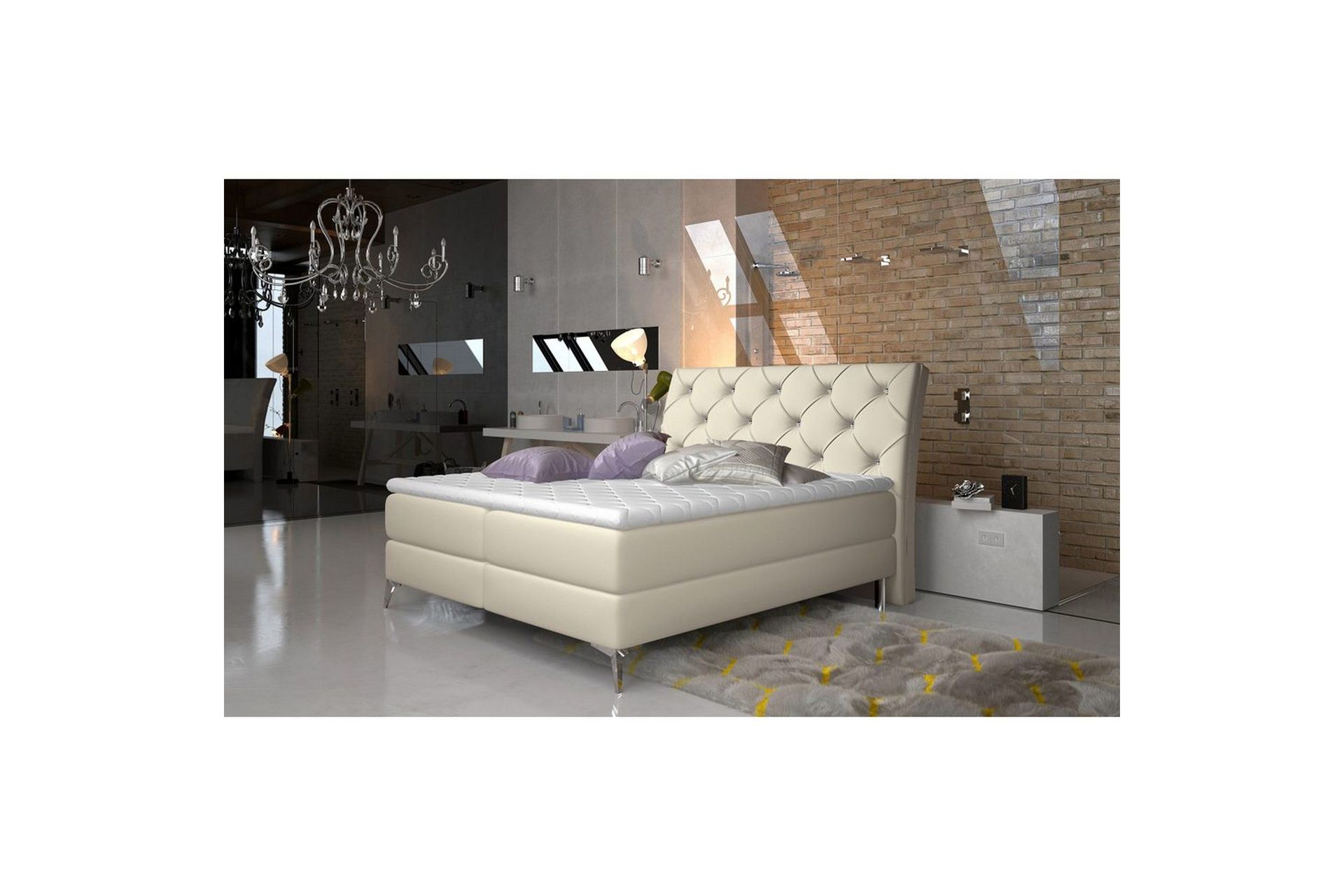 Kontinentalseng Eltap Adel - 160x200 cm, Soft 33, Beige