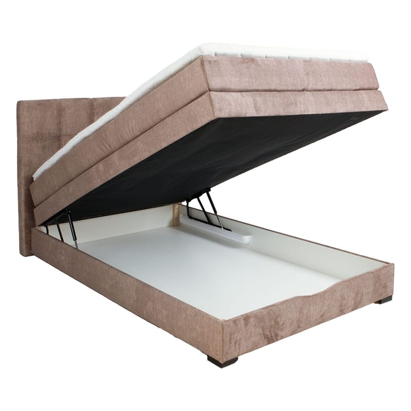 Kontinentalseng Holvik 120x200 cm - beige - Møbler - Senger - Enkeltsenger