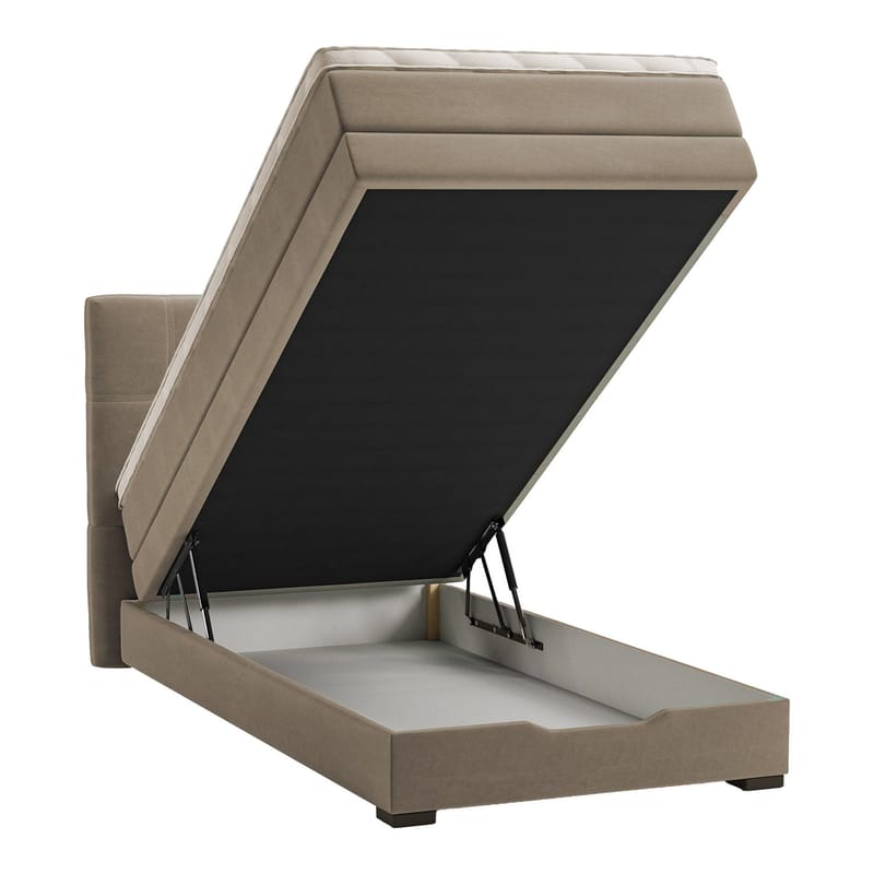 Kontinentalseng Holvik 90x200 cm - beige - Møbler - Senger - Enkeltsenger