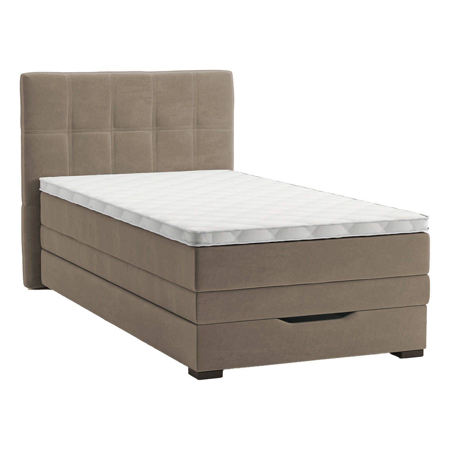 Kontinentalseng Holvik 90x200 cm - beige