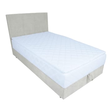 Kontinentalseng Kalen med madrass 120x200 cm - mørk beige - Møbler - Senger - Enkeltsenger