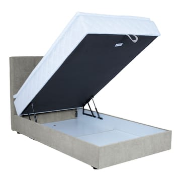 Kontinentalseng Kalen med madrass 120x200 cm - mørk beige - Møbler - Senger - Enkeltsenger