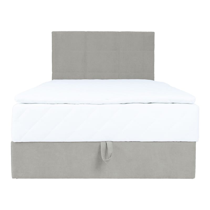 Kontinentalseng Kalen med madrass 120x200 cm - mørk beige - Møbler - Senger - Kontinentalsenger