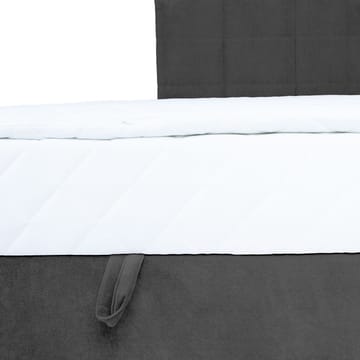 Kontinentalseng Kalen med madrass 120x200 cm - Mørkegrå - Møbler - Senger - Kontinentalsenger