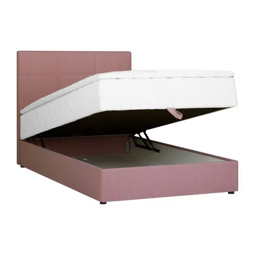 Kontinentalseng Kalen med madrass 120x200 cm - rosa - Møbler - Senger - Enkeltsenger