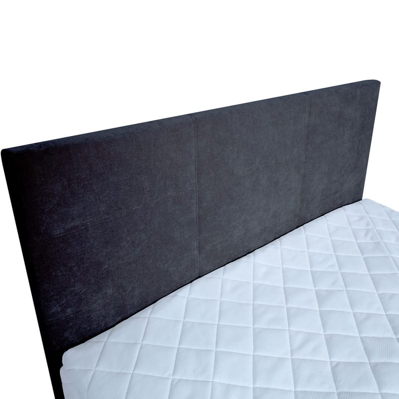 Kontinentalseng Kalen med madrass 160x200 cm - mørk grå - Møbler - Senger - Enkeltsenger
