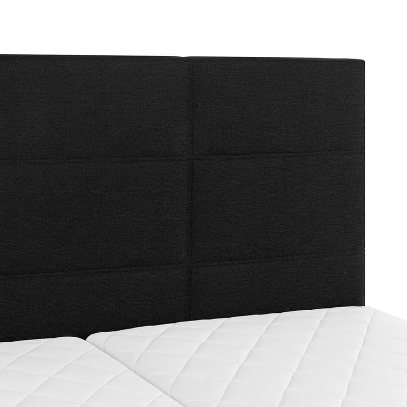 Kontinentalseng Kelvi Svart 160x200 cm - svart - Møbler - Senger - Kontinentalsenger