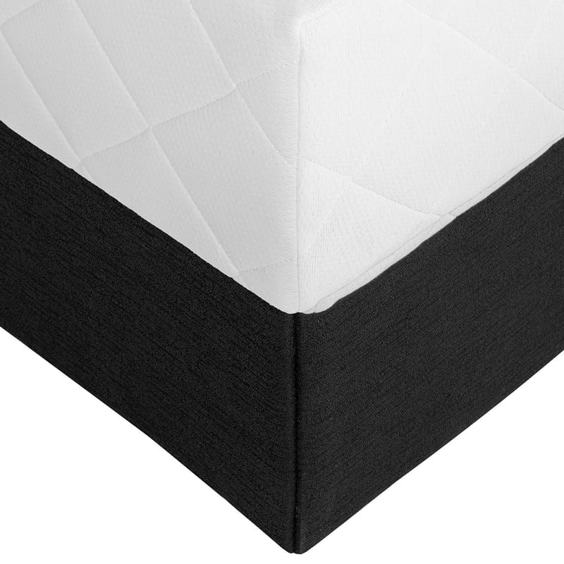 Kontinentalseng Kelvi Svart 160x200 cm - svart - Møbler - Senger - Kontinentalsenger
