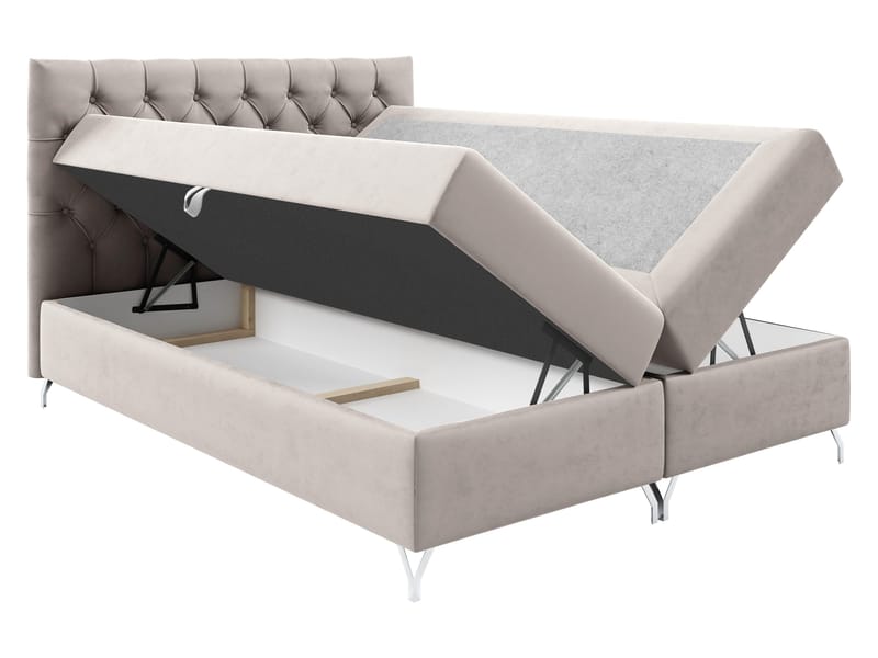 kontinentalseng Kontinentalseng GULIETTE + topper M Fresh 01 180x200 cm - Møbler - Senger - Kontinentalsenger