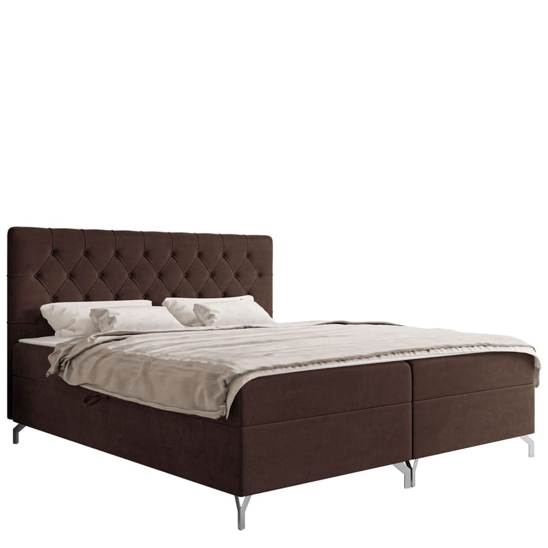 kontinentalseng Kontinentalseng GULIETTE + topper M Fresh 04 180x200 cm, Mørkebrun