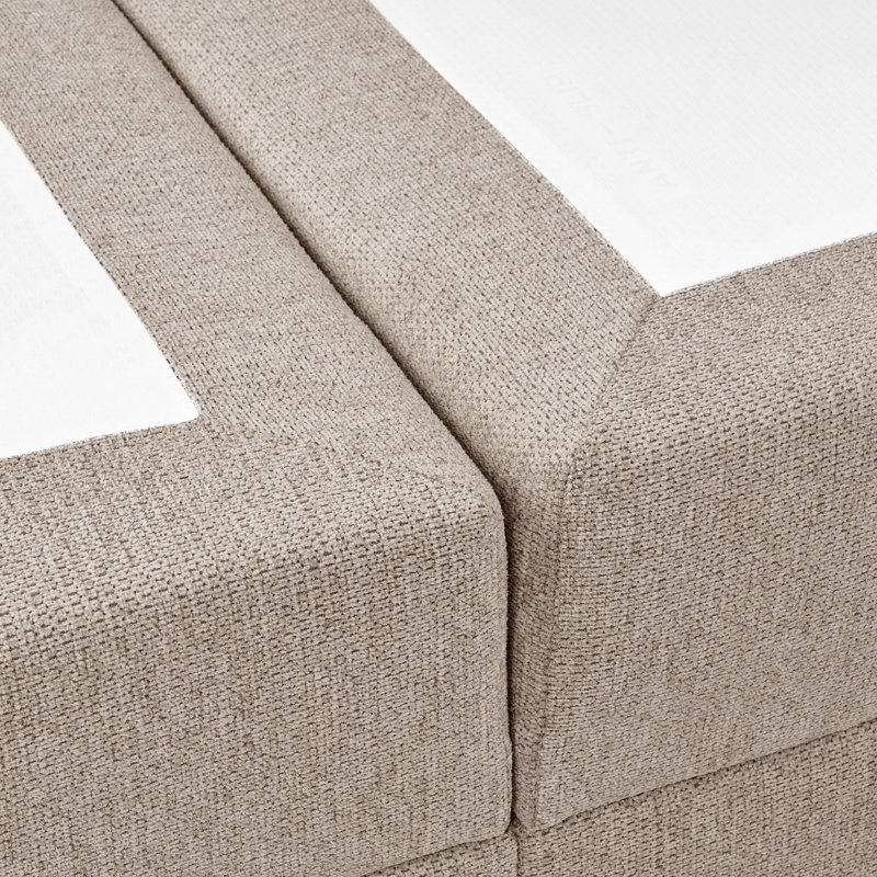 Kontinentalseng Major 140x200 cm - Taupe - Møbler - Senger - Enkeltsenger