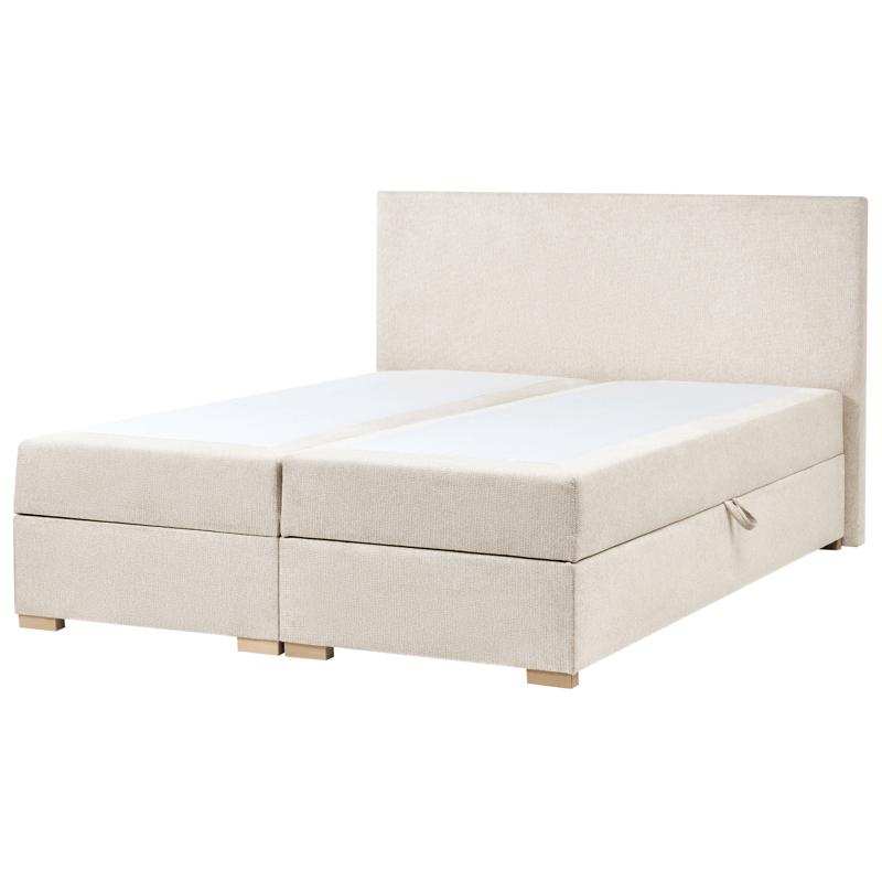 Kontinentalseng Major 160x200 cm - Lys beige - Møbler - Senger - Enkeltsenger